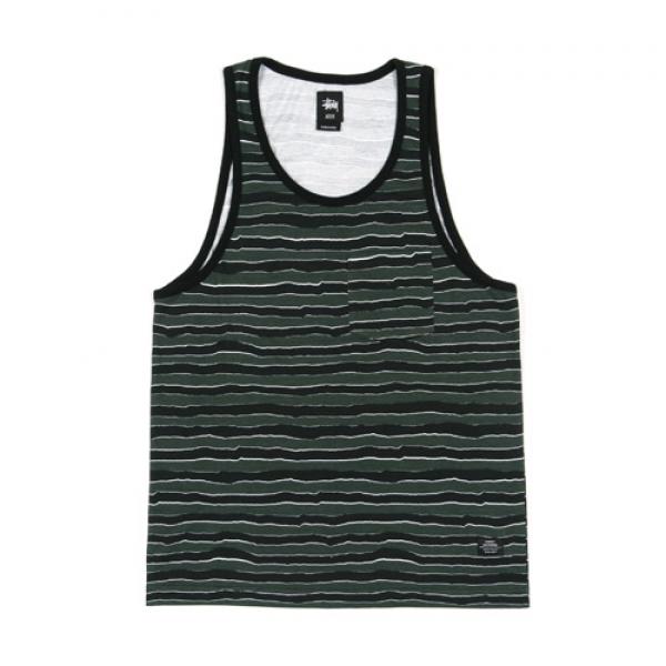 TERROR STRIPE TANK-BLK